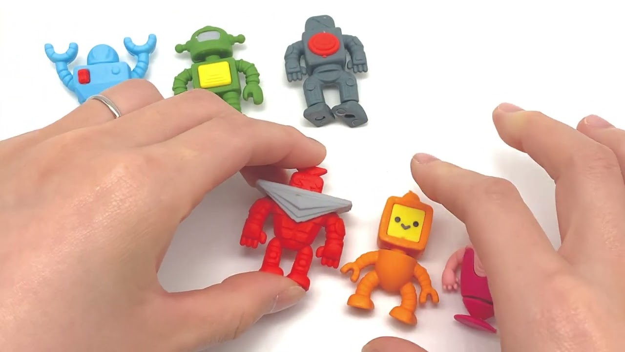 50景品 ゆかいなロボット消しゴム|【堀商店】景品・販促品・お祭り用品