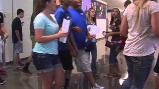 Spearman High School Freshman go to fish camp to get comfortable with school
