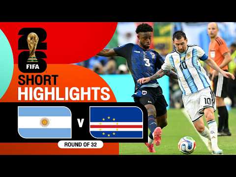 [Highlight] FIFA World Cup 2026 : Argentina vs Cabo Verde (04-07-69)
