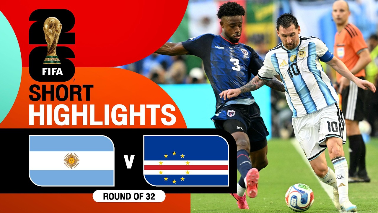 [Highlight] FIFA World Cup 2026 : Argentina vs Cabo Verde (04-07-69)