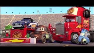 Cars last race awesome pit stop mcqueen