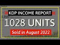 KDP Income Report August 2022: How I Sold 1,028 Low Content Books and Made....