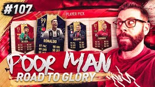 RED INFORM PLAYER PICKS! TOTY RONALDO and MBAPPE ARE OP! - POOR MAN RTG #107 - FIFA 19