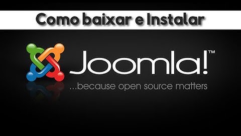 Joomla 3 Criar site completo : como baixar e instalar | #Joomla 1