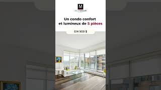 🏡 NOUVEAU SUR LE MARCHÉ À Dorval – CONDO ÉLÉGANT AVEC VUE SUR L’EAU ✨ Caractéristiques principales