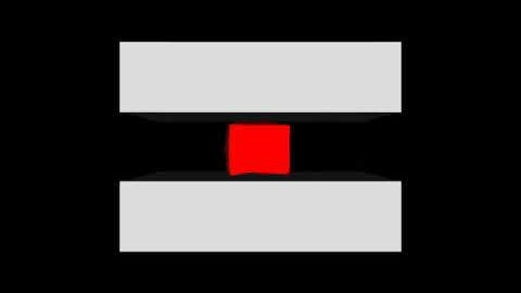 Position based dynamics - sqashing a box