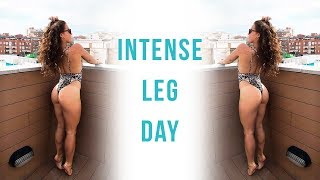 INTENSE LEG DAY | SQUATS + LUNGES
