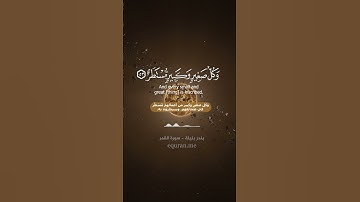 سورة القمر [ 49 : 55 ] ~ الشيخ بندر بليلة