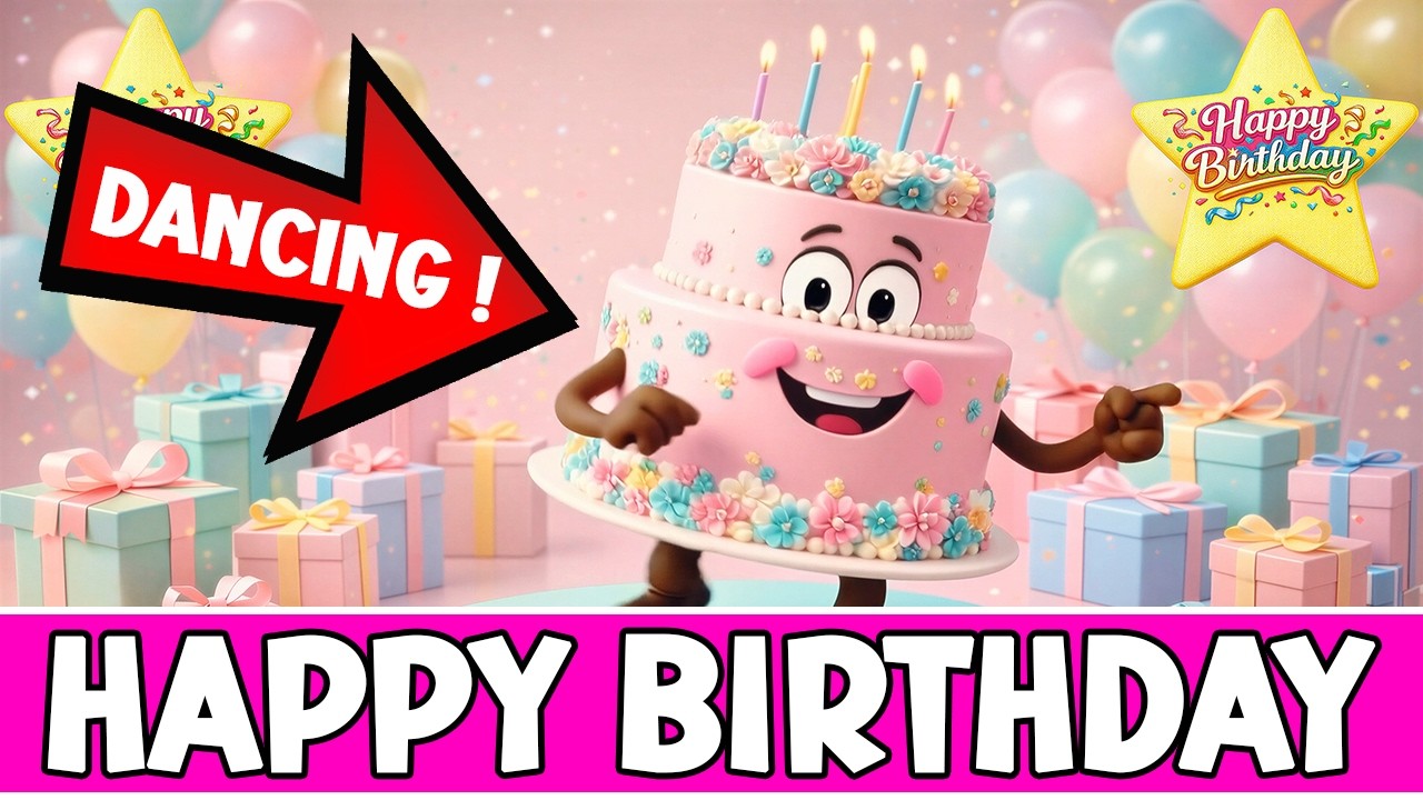 Happy Birthday 🎉 Best Happy Birthday Song 🎉 Happy Birthday 2 u 🎉 feat. Dancing Birthday Cake