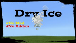 👉Minecraft Pe:How To Make Dry/Smoking Ice!(No Addon,No Mod)Command Block Creation!?