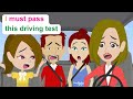 Ellas mother takes the driving test  simple english story  ella english
