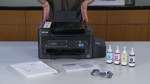 Epson WorkForce ET-4500 | Unboxing the EcoTank All-in-One Printer