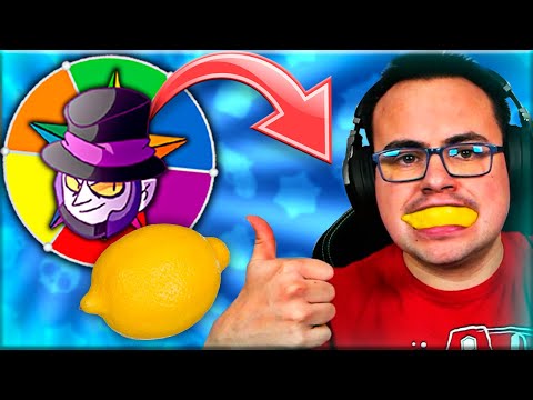 Si pierdo ME COMO un LIMÓN 🍋 Ruleta Troll #5 🎡✨ Alvaro845 en Brawl Stars