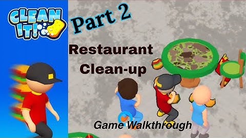 Clean It Restaurant Clean-Up Part 2 Game Walkthrough 