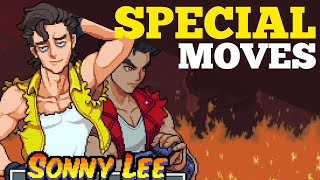 Sonny Lee All Special Moves | Free DLC Character | Double Dragon Gaiden : Rise of the Dragon