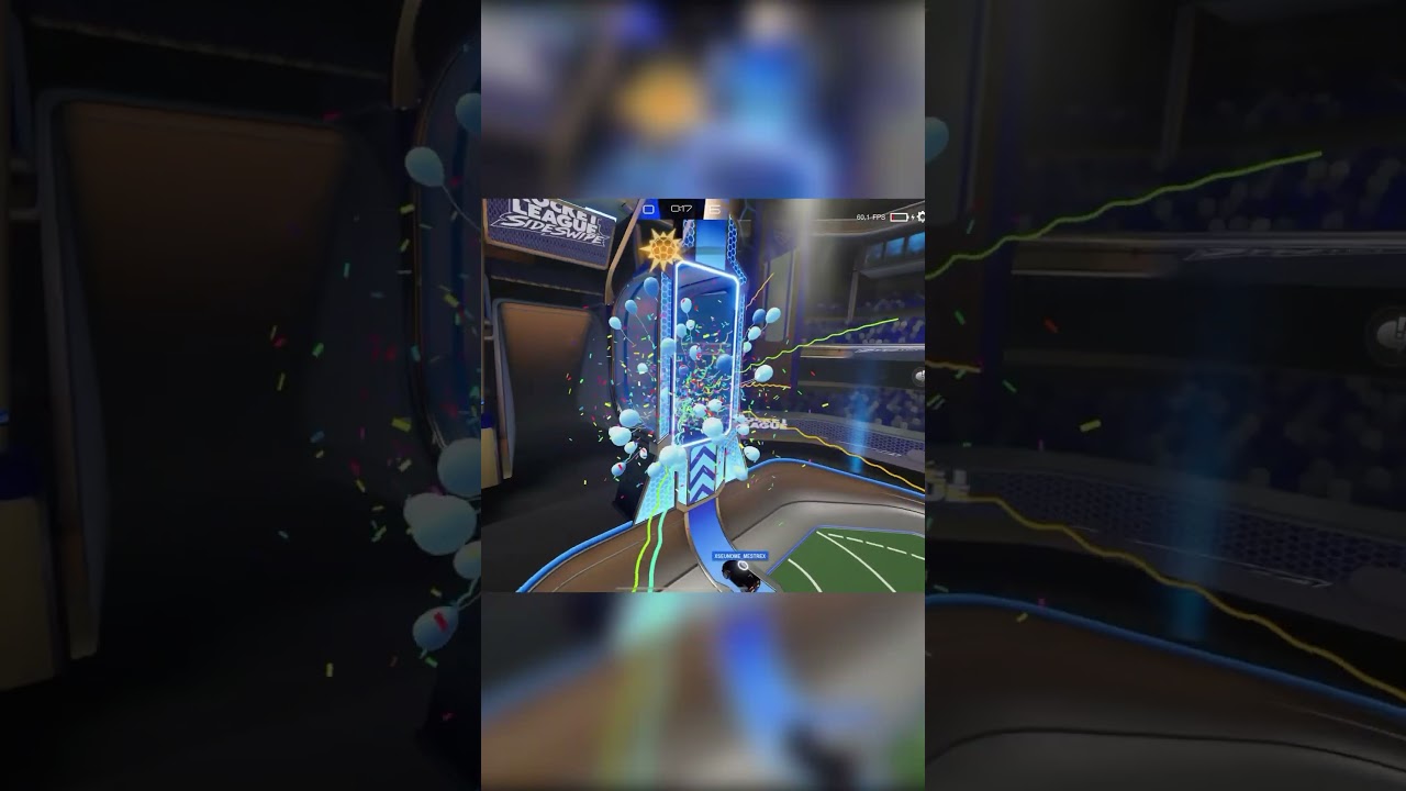 Golden shot goal Rocket League Sideswipe on IPad Air 2025