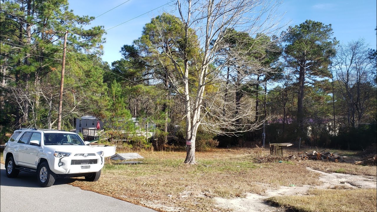 УЧАСТОК с септиком.ЦЕНА.15 мин от океана.Северная Каролина - YouTube