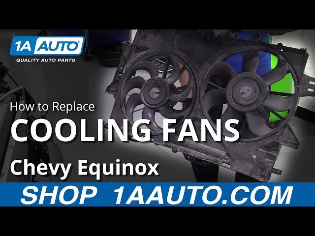 for Chevy Equinox Radiator Fan 2006 2007 2008 Dual Fan