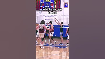 The middle kill or the middle block ?🤔 | Men’s volleyball #shorts #volleyball