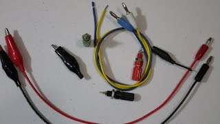R&D Quickie #0 How to make your own test leads.