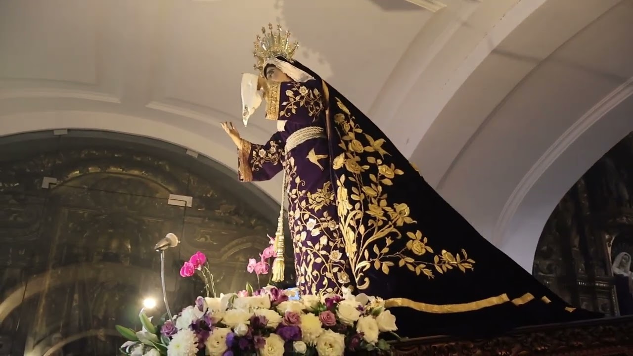 Virgen De Dolores Templo La Merced, Velación Septiembre 2024