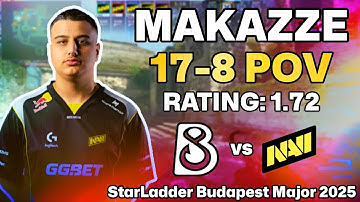 MAKAZZE 17-8 POV vs B8 (Ancient) | StarLadder Budapest Major 2025