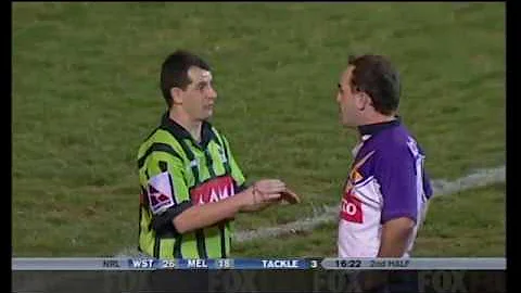 Danny Williams king hits Mark O'Neil - Wests Tiger...