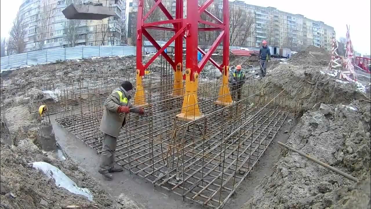 Проект фундамента под кран
