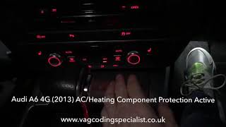 Audi A6 4G 3.0 AC/Heating component protection removal
