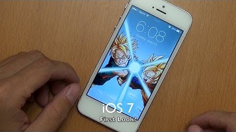 First Look at iOS 7!