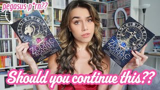 Should You Continue Zodiac Academy [READING VLOG]