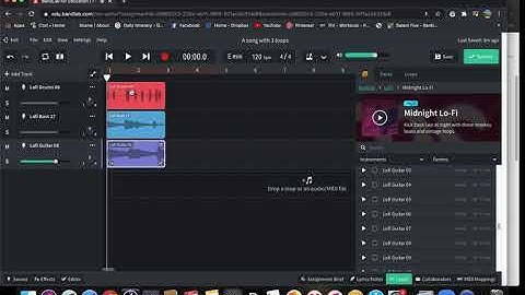 BandLab   Create a song with 3 loops