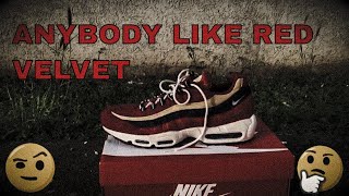 herhaling Presentator niet verwant Nike Air Max 95 PRM Red Crush Wheat Gold Review - YouTube