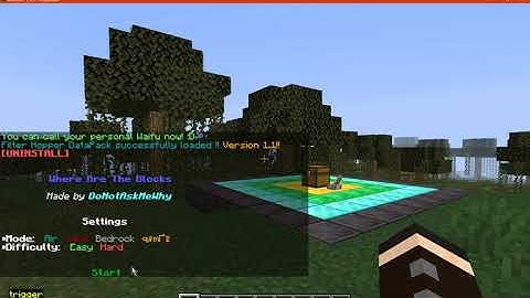 Where Are The Blocks 1.15 to 1.16.3 Datapack Overview