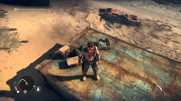 Mad Max - Mission 1 Feral Man: Find Wire for Buggy, Roadkill Camp 100% Looted (Scrap Collected) PS4