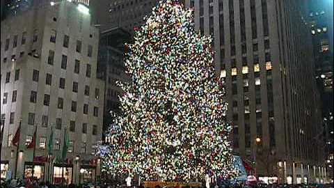 Christmas 2008 New York City! Rockefeller Center Christmas Tree! Macy`s!
