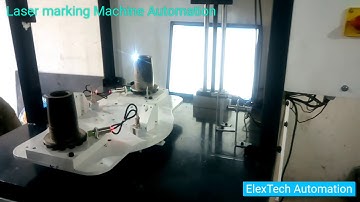 Mitsubishi PLC, HMI, SERVO based Laser Marking Machine Automation