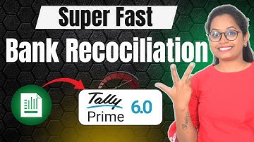 Auto Bank Reconciliation in Tally Prime 6.0 | No Extra Tool or Software Needed | 10X Faster!