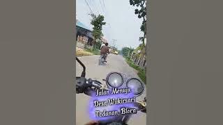 Jalan Menuju Desa Wukirsari, Todanan, Blora