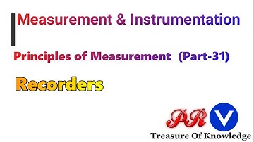 Recorders - Electronic Instrumentation and Measurement