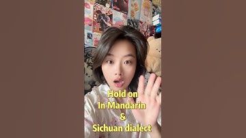Hold on in #sichuan #dialect #china #language #learnchinese #mandarin #chinese