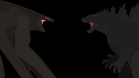 Godzilla 2014 Remake stk // Stk showcase //stick nodes animation // #gojirexstk