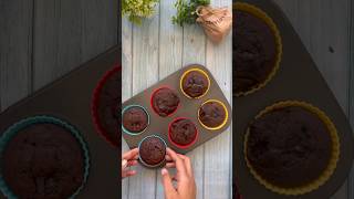Chocolate cupcakes cupcake  easyrecipe chocolatecupcakes recipe shortvideo viralvideo food