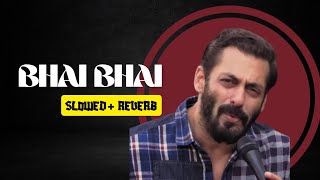 Bhai Bhai Slowed + Reverb | Salman Khan | Sajid Wajid #music #treanding #salmankhan #bollywoodhits