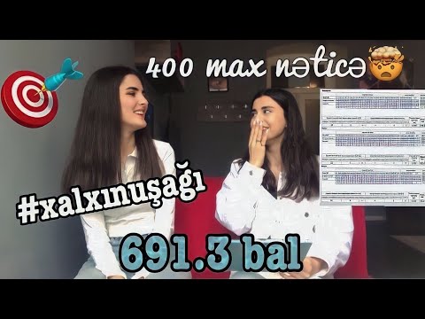 BLOKDAN 400 MAX NƏTİCƏNİ NECƏ YIĞDI? 691.3 bal #xalxınuşağı #2|Leyla Məmmədli