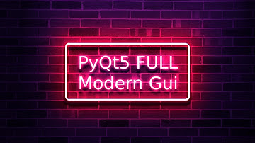pyqt5 and python Modern Gui sing in