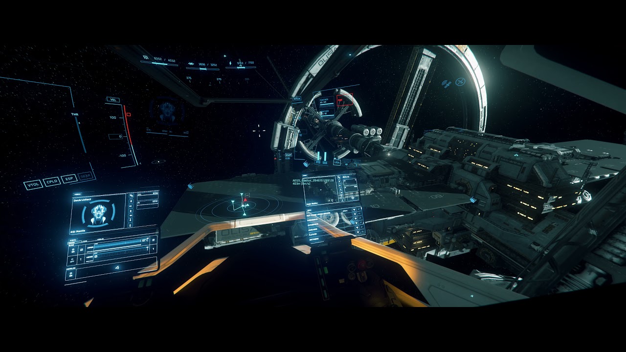 Star Citizen Alpha 3.14 - Gaze based Targeting