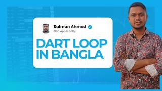 Loop in Dart Programming Bangla 2026 | for Loop, while Loop, for each Loop | Flutter Event Loop