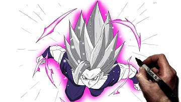 How To Draw Beast Gohan (Flying) | Step By Step | Dragon Ball