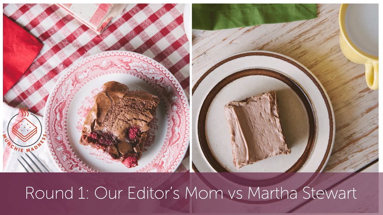 Pot Brownie Bracketology: Our Editor’s Mom vs Martha Stewart